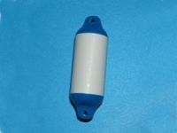 Langfender - hellgrau mit blauer Kappe Langfender - hellgrau mit blauer Kappe