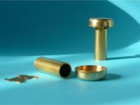 Lüfter aus Messing - Durchmesser am Kopf 8 mm - Höhe 12 mm - Satz mit 2 Stück Lüfter aus Messing - Durchmesser am Kopf 8 mm - Höhe 12 mm - Satz mit 2 Stück