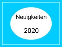 Neuheiten 2020